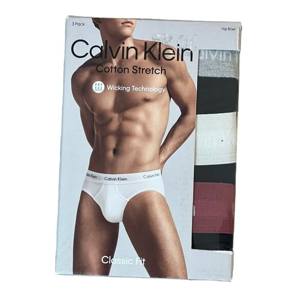 Calvin Klein Cotton Stretch Hip Briefs Classic Fit Men's Size XXL - Picture 1 of 5